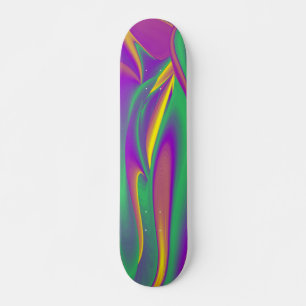 Skateboard La magie des couleurs, Rainbowart 3D Abstrait