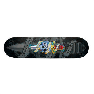 Skateboard La mort avant conception de couteau de déshonneur