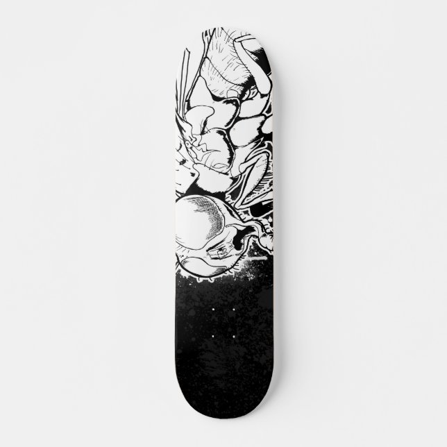 Skateboard La mouche (autoportrait) (Devant)