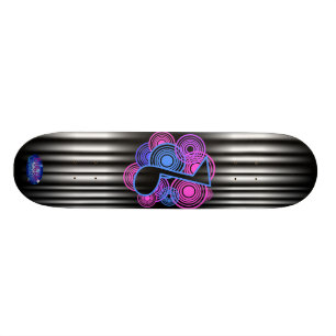 Skateboard La musique note la planche à roulettes