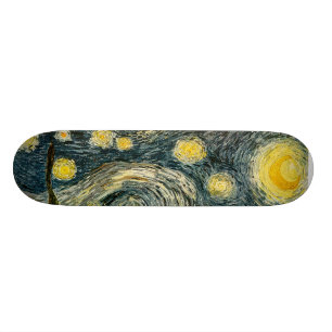 Skateboard La nuit étoilée de Vincent van Gogh (1889)