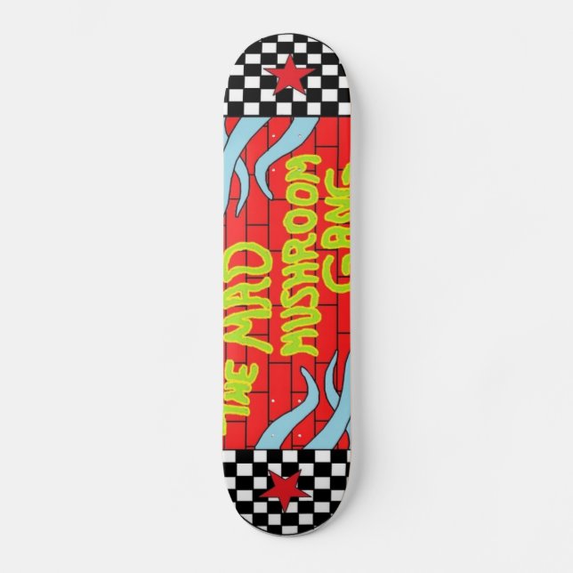 Skateboard La planche à roulettes folle de bande de (Recto)