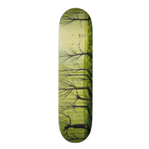 Skateboard La PLANCHE À ROULETTES "mystique d'art de Todd de