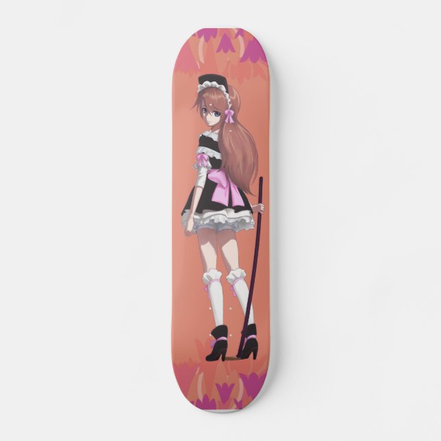 Skateboard La soeur Sythe - caractère original de Nekoni de (Recto)