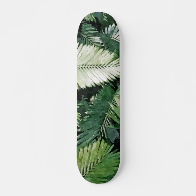 Skateboard La vie est meilleure avec les palmiers (Devant)