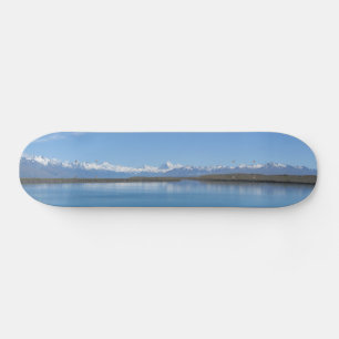 Skateboard Lac Tekapo, Nouvelle-Zélande