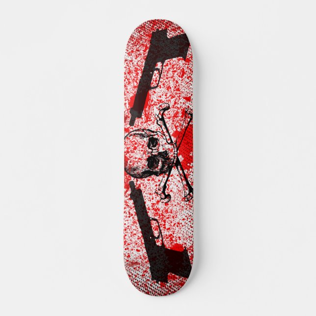 Skateboard Lance le crâne de n (Devant)