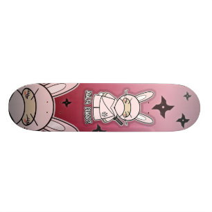 Skateboard Lapin de Ninja ! Planche à roulettes