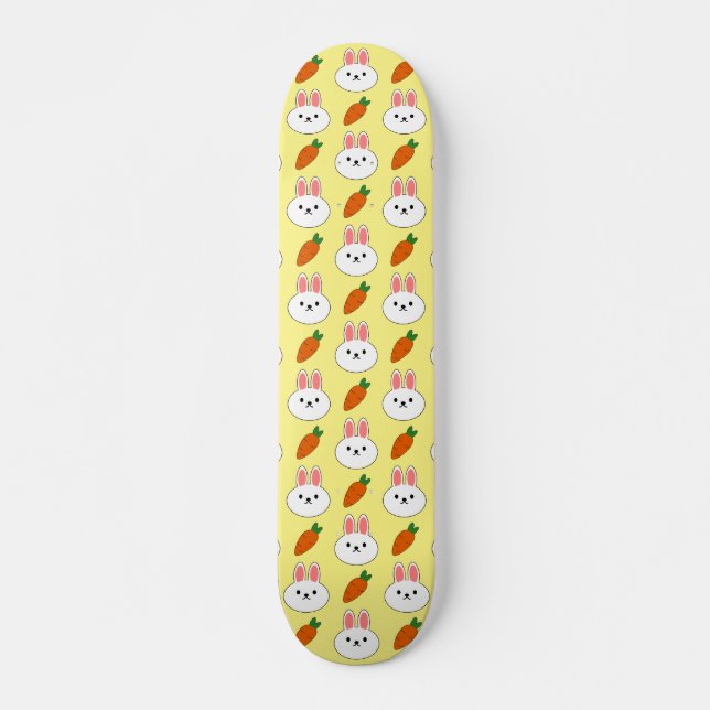 Skateboard Lapin lapin personnalisé (Devant)