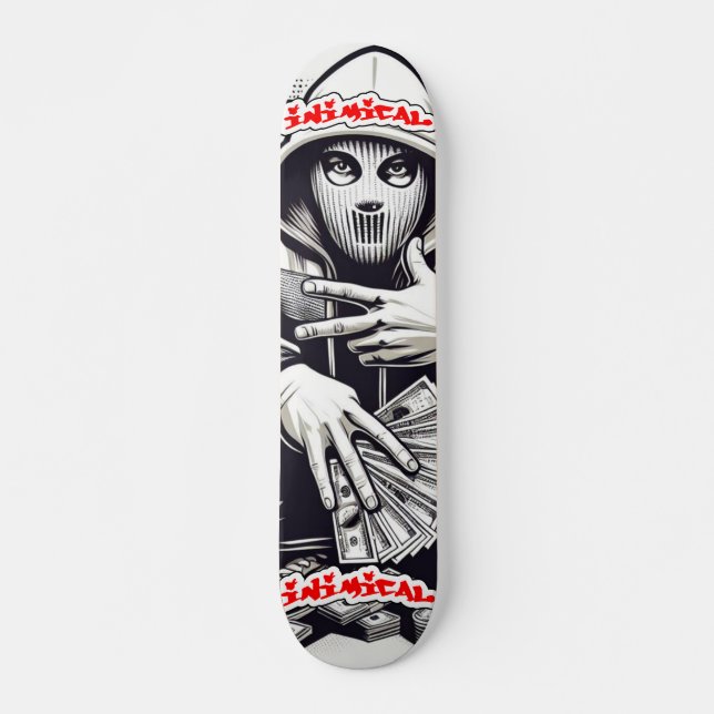 Skateboard L'argent de rue inimitable Hannibal (Devant)