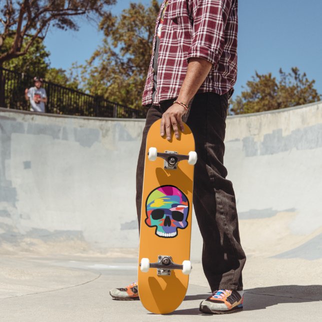 Skateboard L'art du squelette (Extérieur 2)