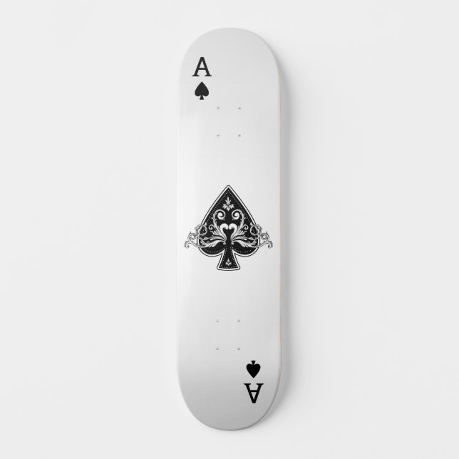 Skateboard L'as des pique (Recto)
