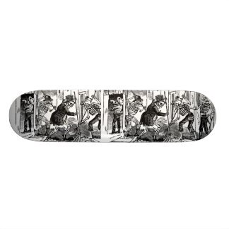 Skateboard "Le balayeur heureux Calaveras "