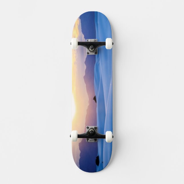 Skateboard Le blanc ponce le monument national 3 (Recto)