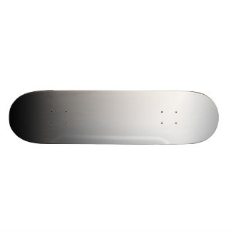 Skateboard Le blanc se fanent sur le noir se fanent