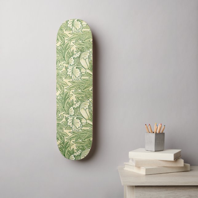 Skateboard Le célèbre motif Tulip de William Morris (Art mural)