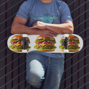 Skateboard Le cheeseburger appétissant de SlipperyJoe crousti