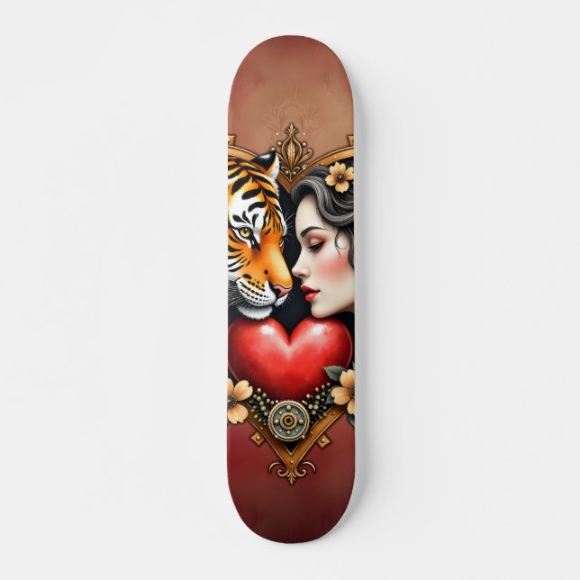 Skateboard Le coeur du désert caché, (Devant)
