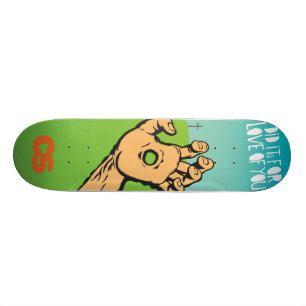 Skateboard Le CS l'a fait pour la plate-forme d'amour