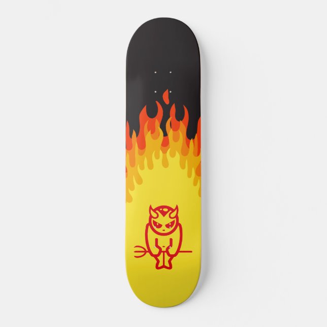 Skateboard Le diable (Recto)