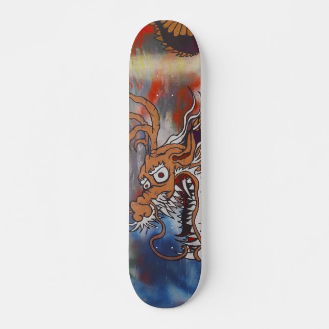 Skateboard Le dragon (Devant)
