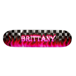 Skateboard Le feu de rose de planche à roulettes de la