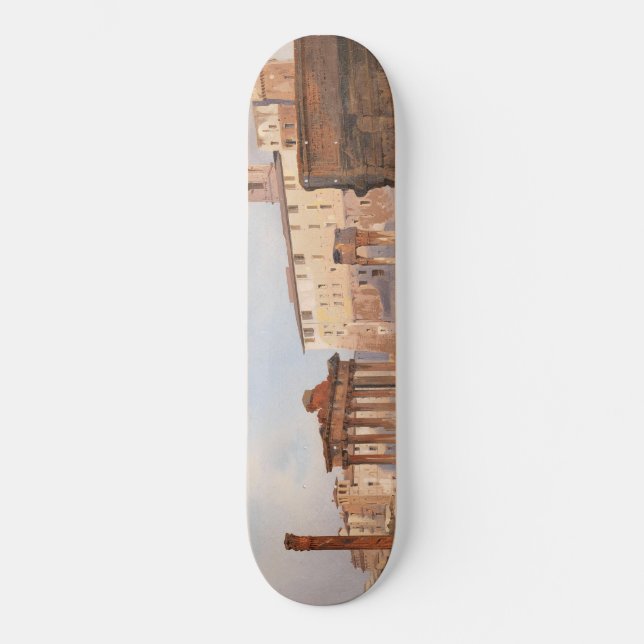 Skateboard Le Forum romain antique (par Ippolito Caffi) (Recto)