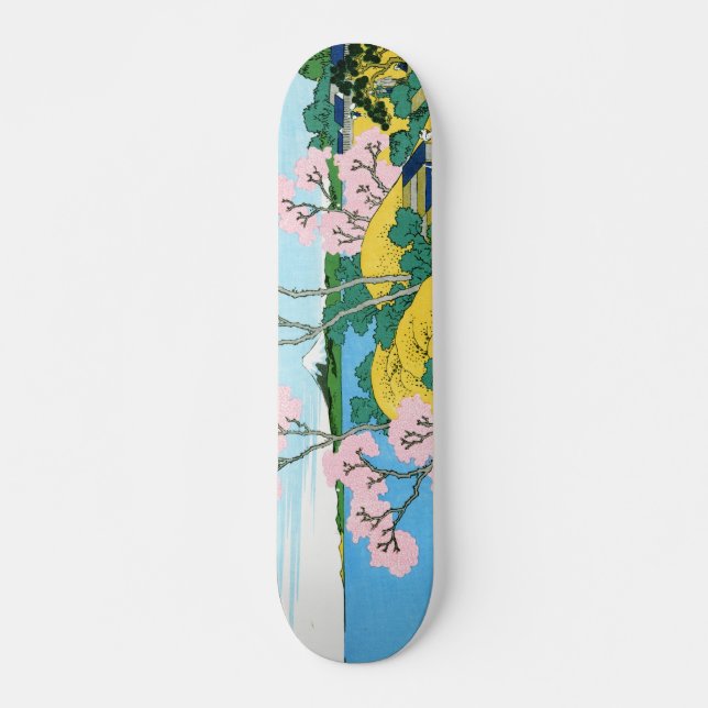 Skateboard Le Fuji de Gotenyama à Shinagawa Hokusai ukiyo (Devant)