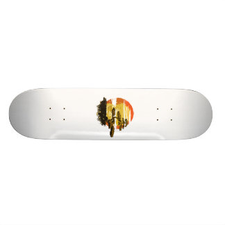 Skateboard Le graphique vintage d'arbre de bonsaïs dans la