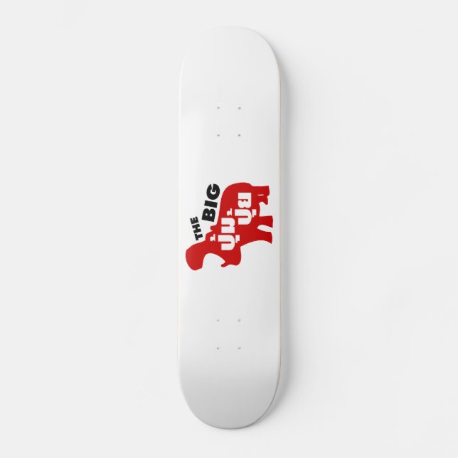 Skateboard LE GROS PUM PUI décollé en langue thaï (Recto)