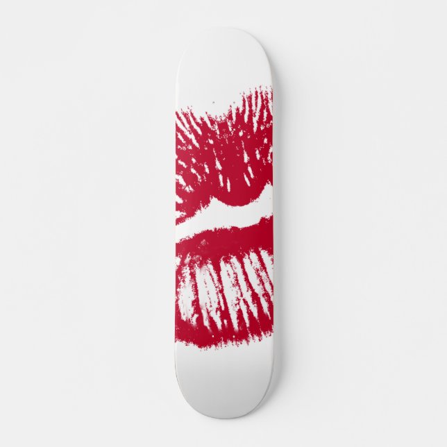 Skateboard Le Kiss, Les Lèvres Rouges (Devant)