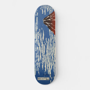 Skateboard Le Mont Fuji par temps clair (Fuji Rouge) (Hokusai