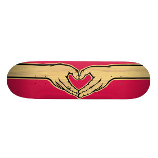 Skateboard Le mouvement "Hearthands " d'amour