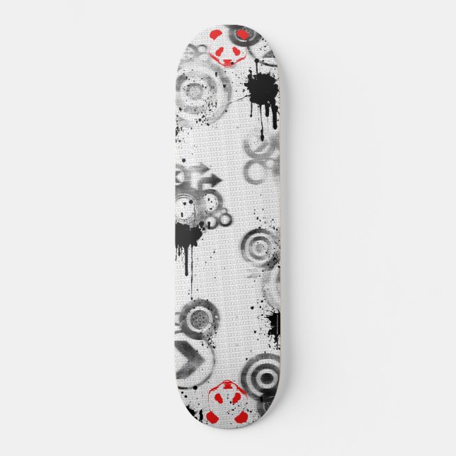 Skateboard Le panda rouge Z.Board (Recto)