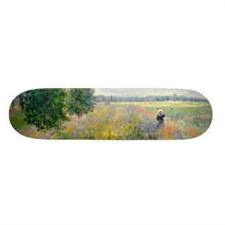 Skateboard Le pavot met en place près d'Argenteuil par Claude
