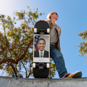 Skateboard Le président américain élu Barack Obama