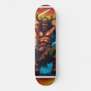Skateboard Le roi barbare combat