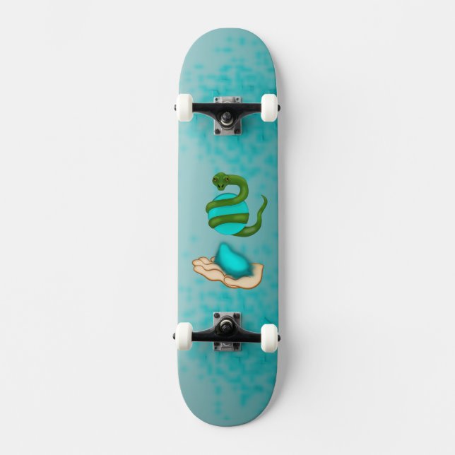 Skateboard Le serpent (Recto)