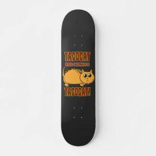 Skateboard Le Tacocat Écrit À L'Arrière Est...