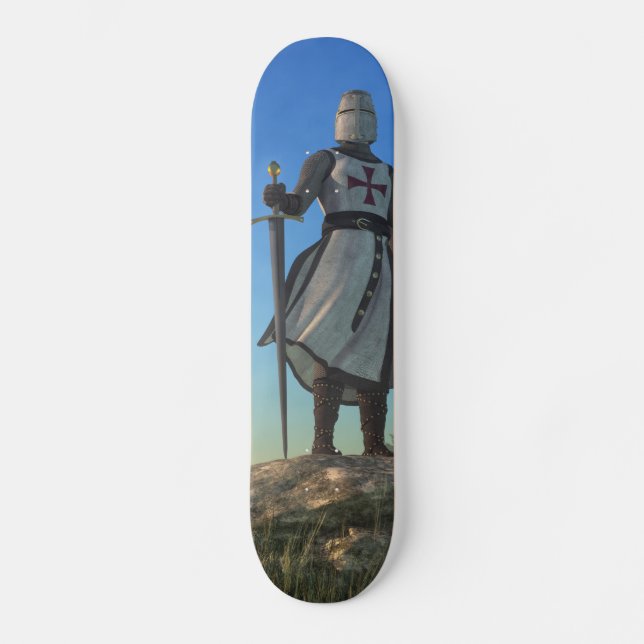 Skateboard Le Temple du Chevalier (Recto)