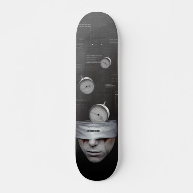 Skateboard Le temps pilote le panneau sans visibilité de (Devant)