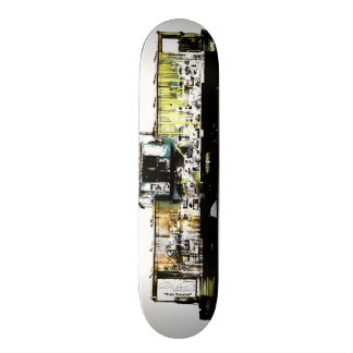 Skateboard Le train a voyagé