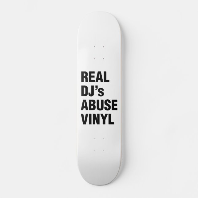 SKATEBOARD LE VINYLE DE LA VIOLENCE DE VÉRITABLE DJ (Recto)