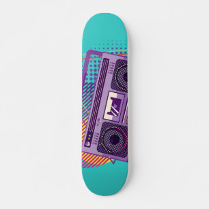 Skateboard Lecteur de radio portable Funky 80s, boombox