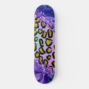 Skateboard léopard