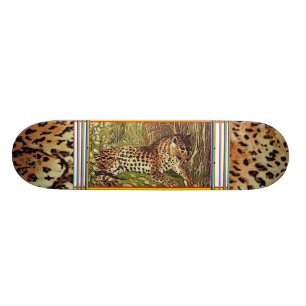Skateboard léopard sk.1