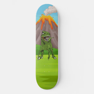 Skateboard L'ère préhistorique du volcan Dinosaur