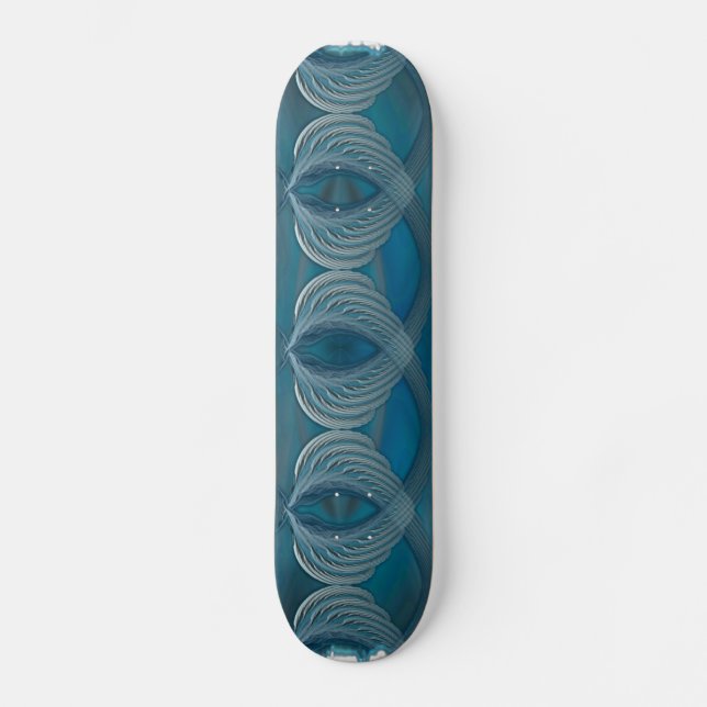 Skateboard Les ailes de la paix Art Abstrait (Recto)