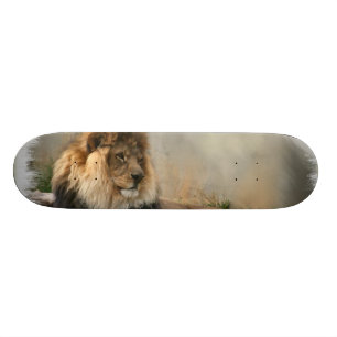Skateboard Les amateurs de lions et cadeaux d'art