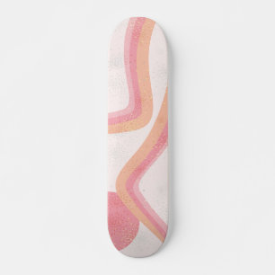 Skateboard les années 70 Vintage impression Fireworks rose o